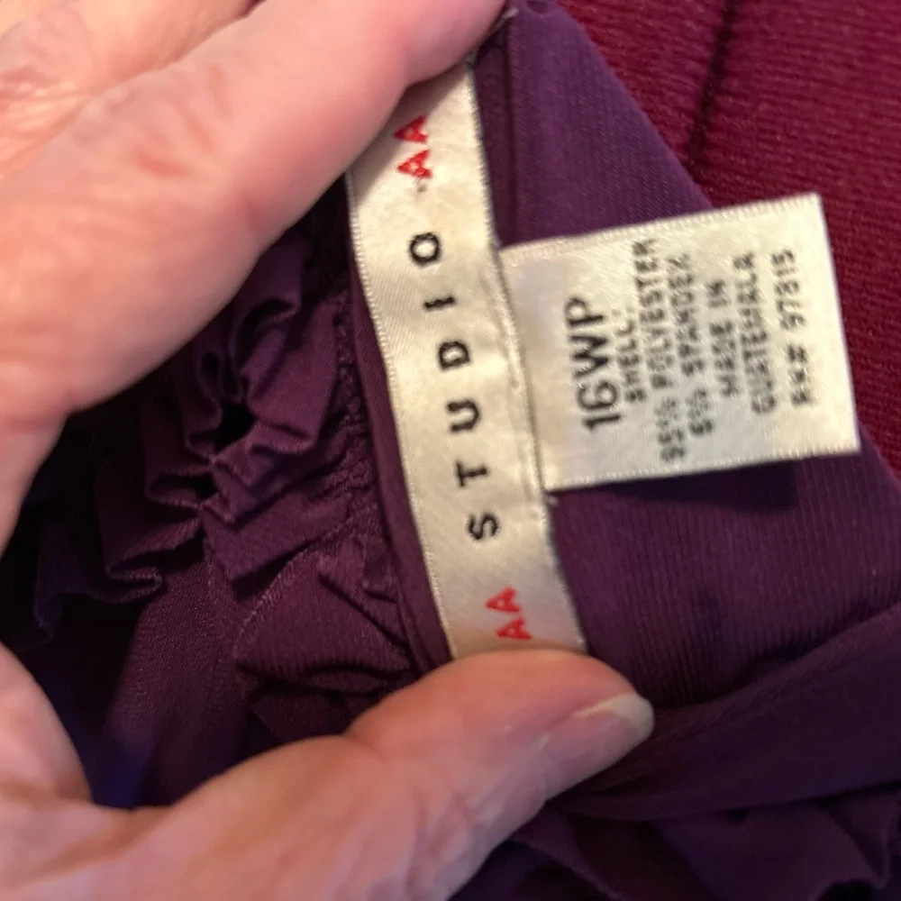 Studio Deep Purple Ruffle Dress - Picture 4 of 4
